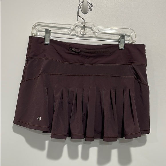 lululemon athletica Circuit Breaker Skirt under-shorts pelt brown color … - Picture 1 of 13